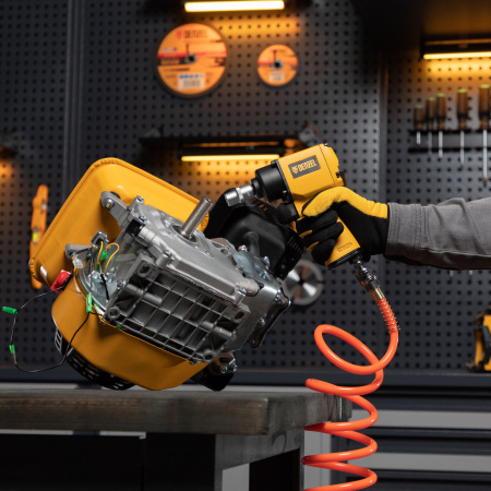 Ударный пневмогайковерт DENZEL IWS550 Compact, 1/2", 8500 об/мин, 710 Нм