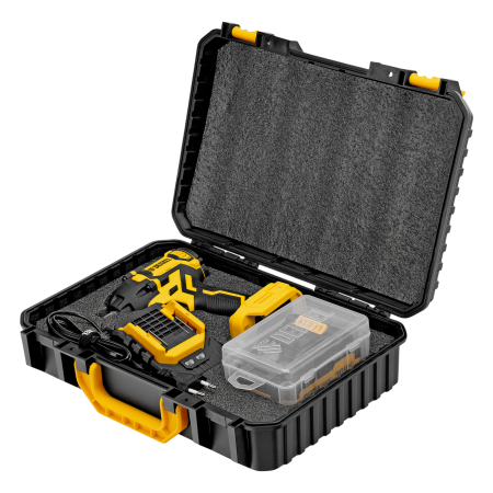 Гайковерт ударный аккумуляторный бесщет. DENZEL CIWH-BL-20-350, Li-Ion, 20 В