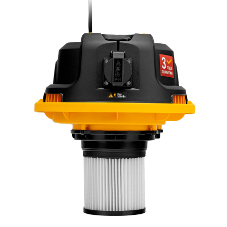 Пылесос строительный DENZEL RVC20, 1400 Вт, бак 20 л, шланг 3 м, розетка с автосинхр. Пылесос строительный DENZEL RVC20, 1400 Вт, бак 20 л, шланг 3 м, розетка с автосинхр.