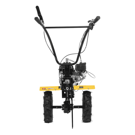 Мотоблок DPT-270X, 7 л.с., диск.сцеп, шир 90 см, глуб 35 см,фрез 3х4,ВОМ,скор 2В/1Н,кол 8" Denzel