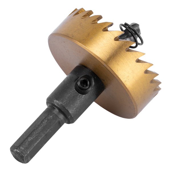 Коронка по металлу DENZEL 724115, 45 мм, HSS, нитридтитановое покрытие