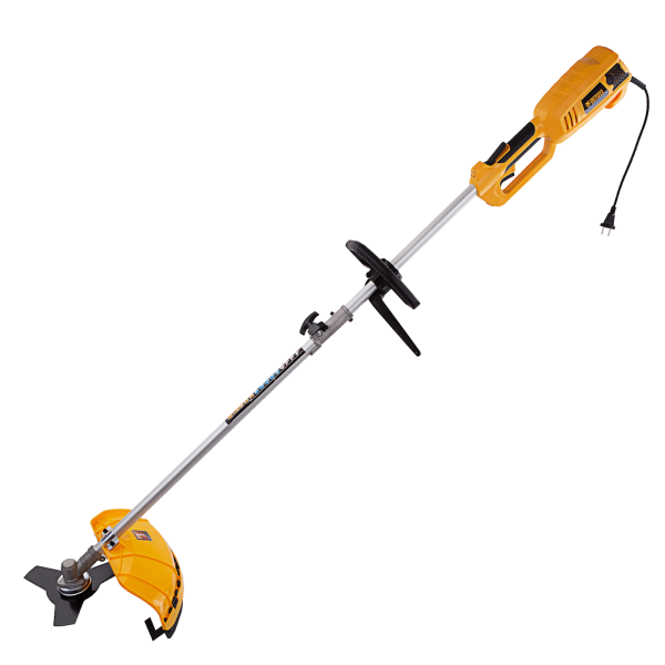 Триммер электрический DENZEL TE-1220, 1200 Вт, 380 мм, катушка, диск, разборная штанга