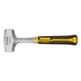 Кувалда DENZEL 1 кг, цельнометаллическая, двухкомпонентная рукоятка