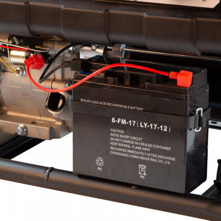 Генератор бензиновый DENZEL PS 25, 2.5 кВт, 230 В, 15 л, ручной старт