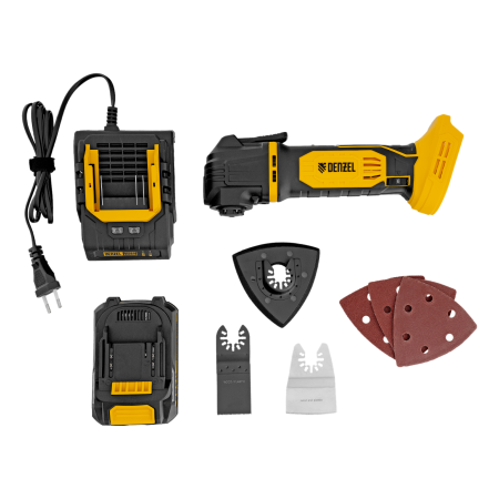 Инструмент многофункциональный аккумуляторный DENZEL CMTH-20, Li-Ion, 20 В