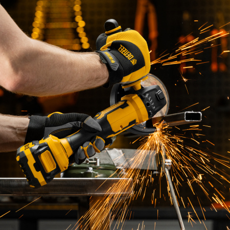 Машина шлифовальная угловая аккумуляторная бесщет. DENZEL AGH-BL-20-125, Li-Ion, 20 В