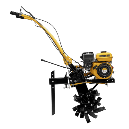 Мотоблок DENZEL DPT-270SB, 7 л.с., ремен.сцеп, фрез 3х4, ШОМ, без колес, передачи 2В/1Н