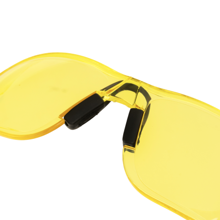 Очки защитные DENZEL открытые, поликарбонатные, желтая линза