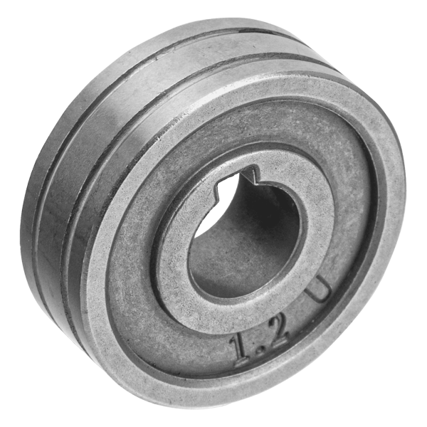 Подающий ролик DENZEL U профиль под алюминиевую проволоку 1,0-1,2 мм, 2 шт