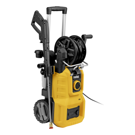 Моечная машина высокого давления DENZEL R-180iD, 2000 Вт, 180 бар, 420 л/ч, асинхронный двигатель, с барабаном