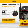 Виброплита бензиновая DENZEL VC-12, 12 кН, 45*35 см, 196 см3