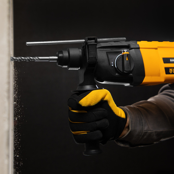 Перфоратор электрический DENZEL RHH-600-22, SDS-plus, 600 Вт, 2,5 Дж, 2 реж.