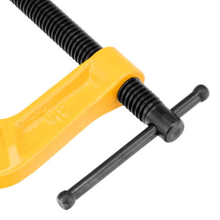 Струбцина DENZEL G-образная, усиленная, 75 мм