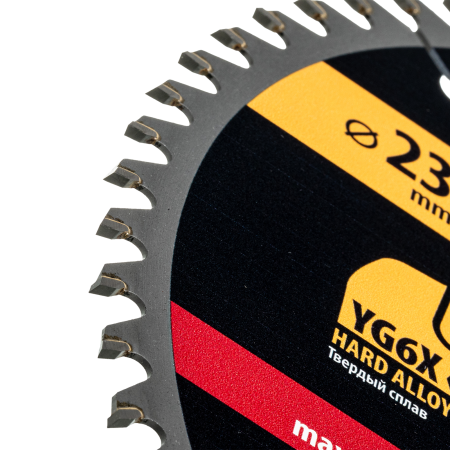 Пильный диск по дереву DENZEL ф235 х 30 мм, 60 зубьев