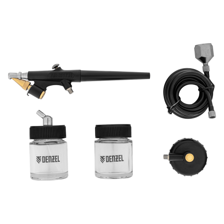 Аэрограф с нижним бачком DENZEL AB2, 0,8 мм, 22 мл, 11 л/мин