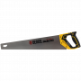 Ножовка по дереву DENZEL 500 мм, 11 TPI, зуб 3D, двухкомпонентная рукоятка