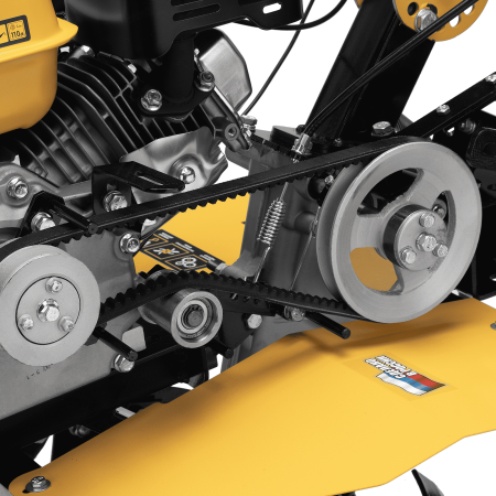 Мотоблок DENZEL DPT-170SB, 7 л.с., ремен.сцеп, фрез 3х4, ШОМ, без колес, передачи 2В/1Н