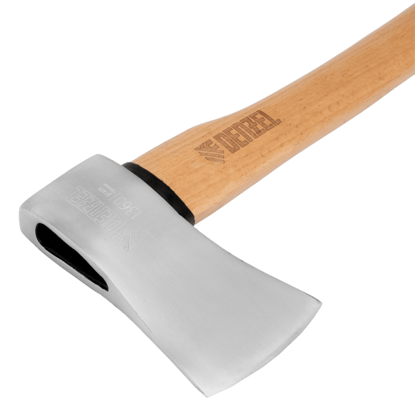 Топор кованый DENZEL 1360 г, американский тип, буковая рукоятка, 700мм, EFP