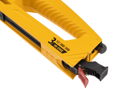 Степлер мебельный DENZEL алюминиевый корпус, тип 53, 6-14 мм, тип 300, 15 мм, тип 500, 15 мм