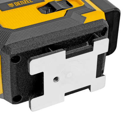 Лазерный уровень мультипризменный DENZEL DLV-360-4C, 30 м, зеленый луч, Li-Ion 2,4 Aч, кейс