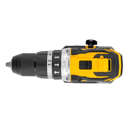 Дрель-шуруповерт аккумуляторная ударная бесщет DENZEL CIDB-18-02, Li-Ion, 18 В