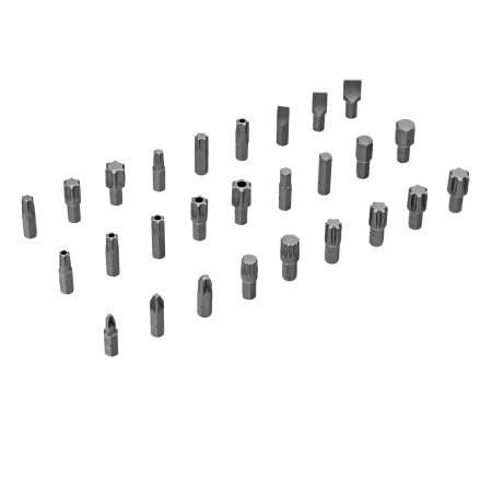 Набор инструментов DENZEL 1/2", 1/4", CrV, S2, пластиковый кейс, 194 предмета