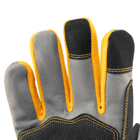 Перчатки универсальные DENZEL усиленные, размер 9