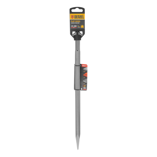 Зубило DENZEL плоское, 18 х 25 х 400 мм, 40Cr, SDS MAX