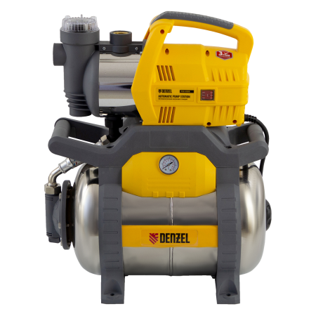 Насосная станция DENZEL X-PRO PSХ950X, 950 Вт, 3300 л/ч, ресивер 24 л, высота подъема 38 м