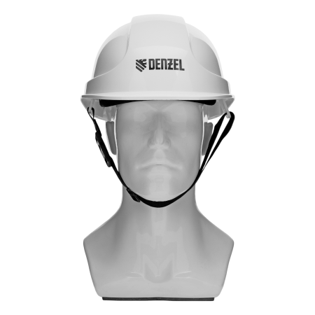 Каска защитная ударопрочная DENZEL ABS/PC, плавная регулировка, модель «Форвард» (К-05), белая
