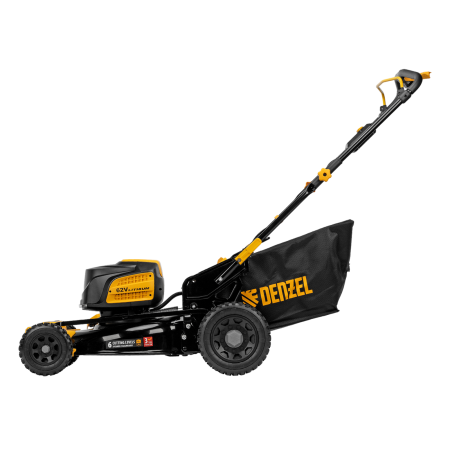 Газонокосилка аккумуляторная бесщет. DENZEL RLMS560-62, привод, 560 мм, Li-ion, 62В