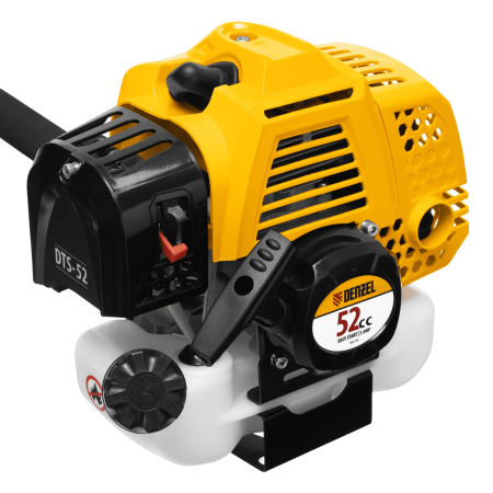 Триммер бензиновый DENZEL DTS-52, 52 см3, неразъемная штанга, состоит из 2 частей