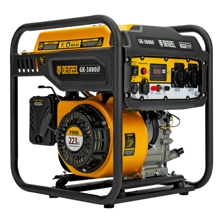 Генератор инверторный DENZEL GK-3800iF, 3,8 кВт, 230 В, ручной старт