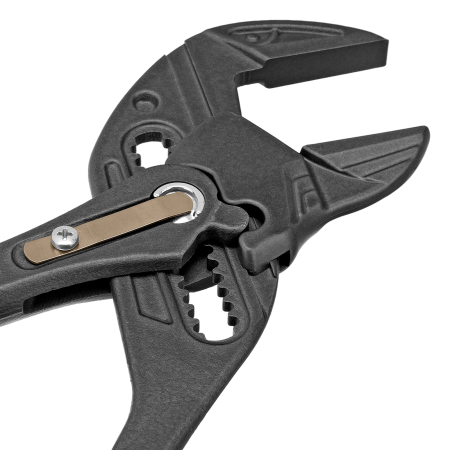 Клещи переставные DENZEL кнопочный механизм, обливные рукоятки, сантехнические, 250 мм