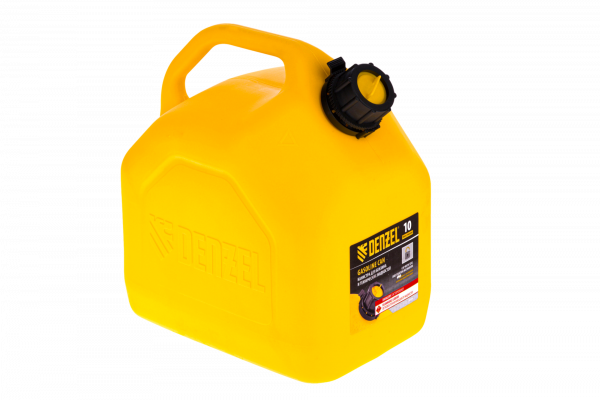 Пластиковая канистра DENZEL 53129, 10 л, для ГСМ, премиум