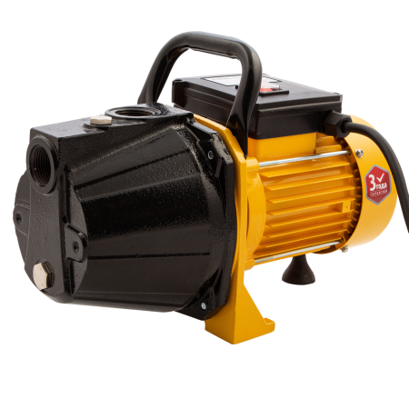 Насос садовый поверхностный DENZEL GP1100C, 1100 Вт, 4500 л/ч, высота подъема 46 м