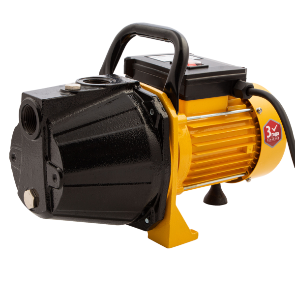 Насос садовый поверхностный DENZEL GP1100C, 1100 Вт, 4500 л/ч, высота подъема 46 м