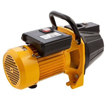 Насос садовый поверхностный DENZEL GP1100C, 1100 Вт, 4500 л/ч, высота подъема 46 м