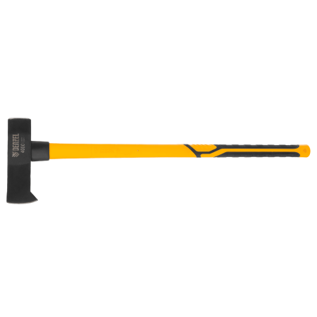 Колун-кувалда DENZEL 4000 г, кованая, фибергласовая  рукоятка c TPR покрытием, 880 мм