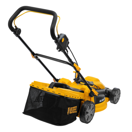 Газонокосилка электрическая DENZEL GM-1800, 1800 Вт, ширина 38 см, 6 уровней, 40 л