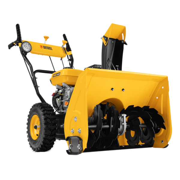 Гибридная снегоуборочная машина DENZEL с функц. подметания SWB-800, 212 сс, руч. старт, 2 насадки Гибридная снегоуборочная машина DENZEL с функц. подметания SWB-800, 212 сс, руч. старт, 2 насадки