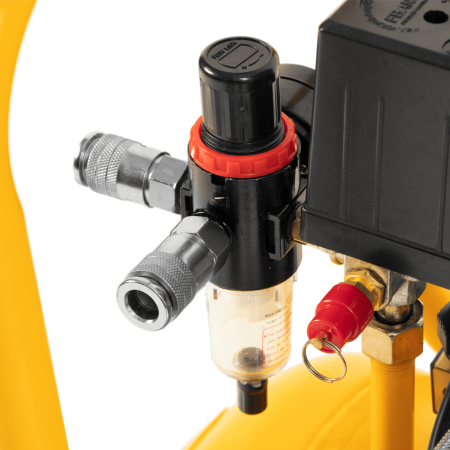 Компрессор безмасляный, малошумный DENZEL DLS 1500/50, 1500 ВТ, 2x750, 50 л, 260 л/мин