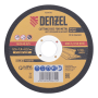 Круг отрезной по металлу DENZEL 125 х 1,0 х 22,2 мм, WA60TBF, в метал.банке, 10 шт.