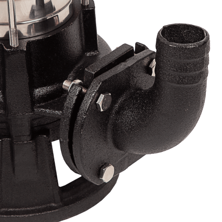 Фекальный насос DENZEL FP1800-KS, 1800 Вт, напор 17 м, 26000 л/ч, нож-измельчитель