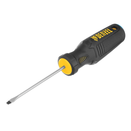 Отвертка DENZEL SL3х75 мм, CrV, трехкомпонентная рукоятка
