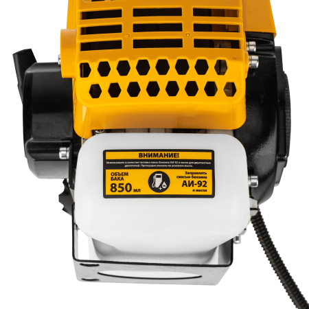 Триммер бензиновый DENZEL DTS-43, 43 см3, неразъемная штанга, состоит из 2 частей