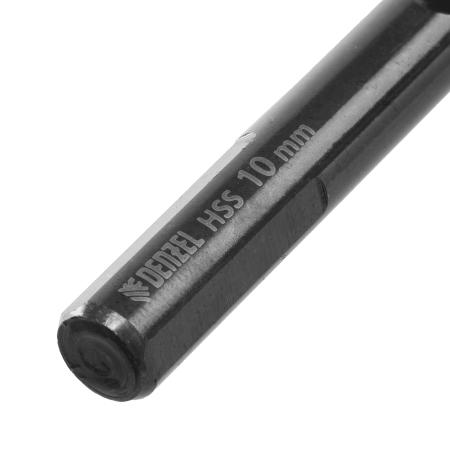 Сверло по металлу DENZEL 10 мм, HSS-Tin, Golden Tip, 8 шт.