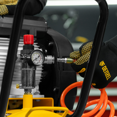 Компрессор воздушный DENZEL рем. привод BCI 2100/50, 2,1 кВт, 50 литров, 400 л/мин