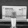 Тиски слесарные DENZEL BVH-125, 125 мм, поворотные, стальная направляющая, с наковальней
