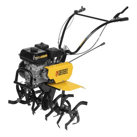 Мотоблок DPT-270, 7 л.с., ремен.сцеп, шир 85 см, глуб 35 см,фрез 3х4,ШОМ,скор 2В/1Н,кол 8" Denzel